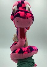 pink stuffed snake