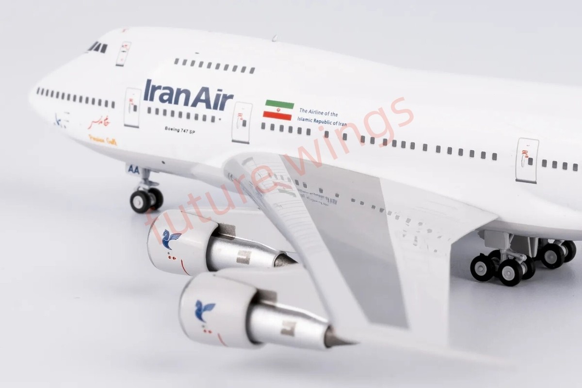 1:400 NG Models NG07042 Iran Air B747SP EP-IAA Aircraft Model+Free