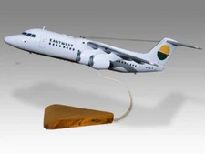 BAe 146-300 East West Desk Wood Airplane New Model Small Scale 1/100