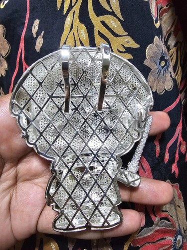 5 Ct Round Simulated Diamond Baby Angry Boy Shape Pendant 14k White Gold Plated - Picture 3 of 15
