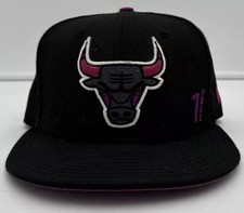 New Era 9Fifty Chicago Bulls Snapback Hat/Cap Purple Black 1 ROSE OSFA, CLEAN