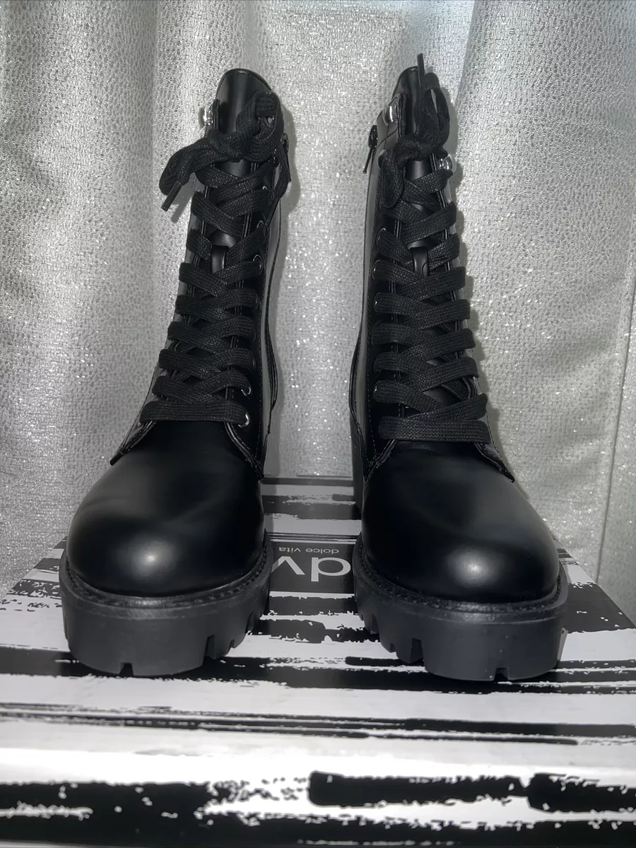 Dolce vita sales black leather booties