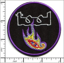 24 Pcs Embroidered Iron on patches TOOL Eye Music BAND 75x75mm AP056tD1