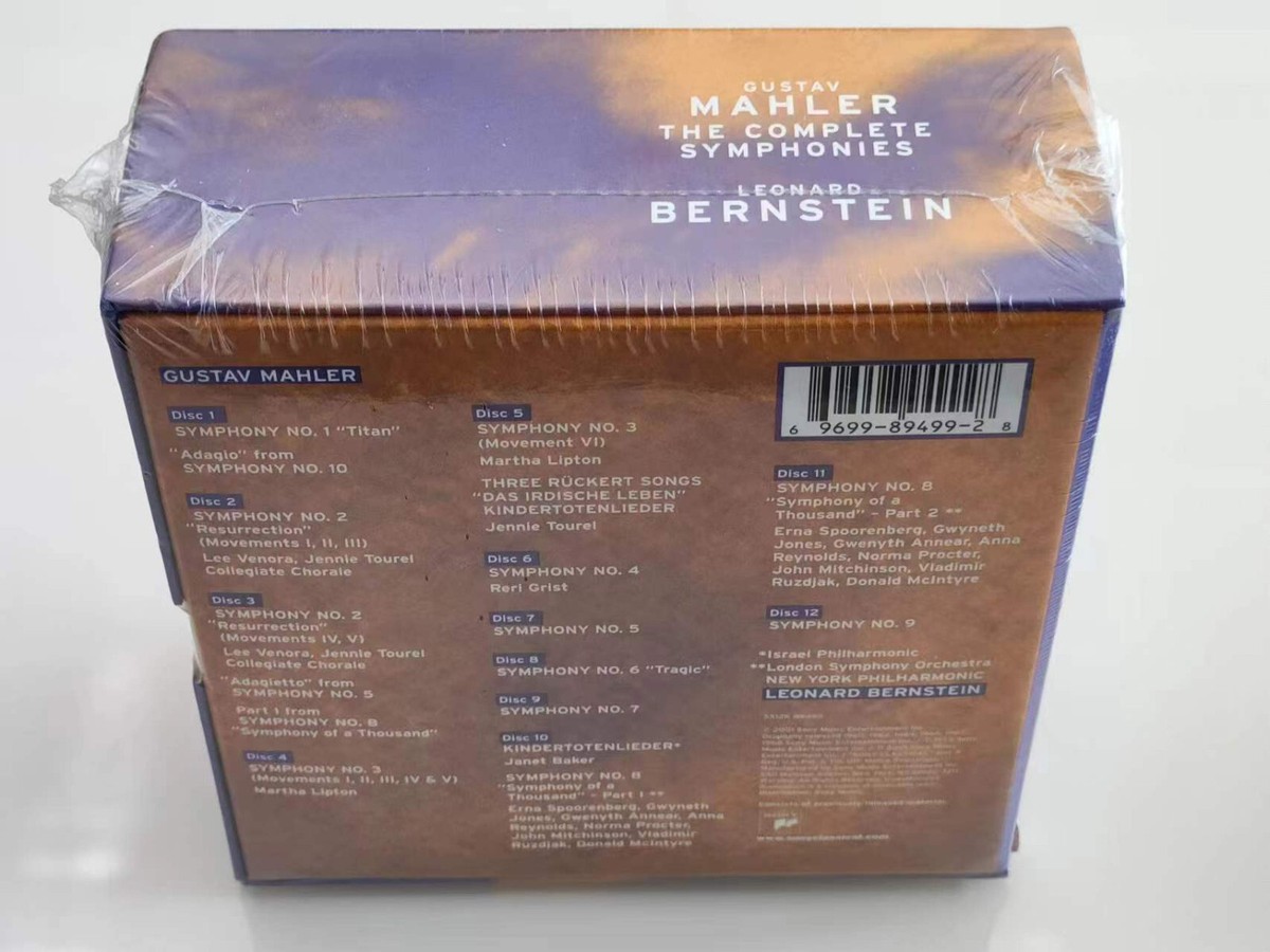 Mahler: The Complete Symphonies (CD, Jan-2001, 12 Discs, Sony