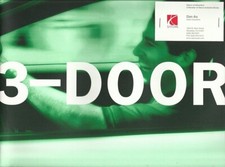 2001 SATURN SC 3-DOOR COUPE sales brochure catalog 01 US SC1 SC2