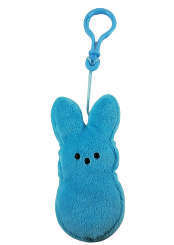 peeps plush keychain