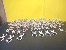 Vintage Military Soldier Lot - 62 Marx Tim-Mee, Infantry Figures 2" - Beiges