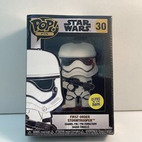 S166 Star Wars - First Order Stormtrooper 30 Glows - Funko Pop! Pin