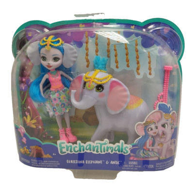 Mattel Enchantimals Ekaterina Elephant & Antic Neu OVP *