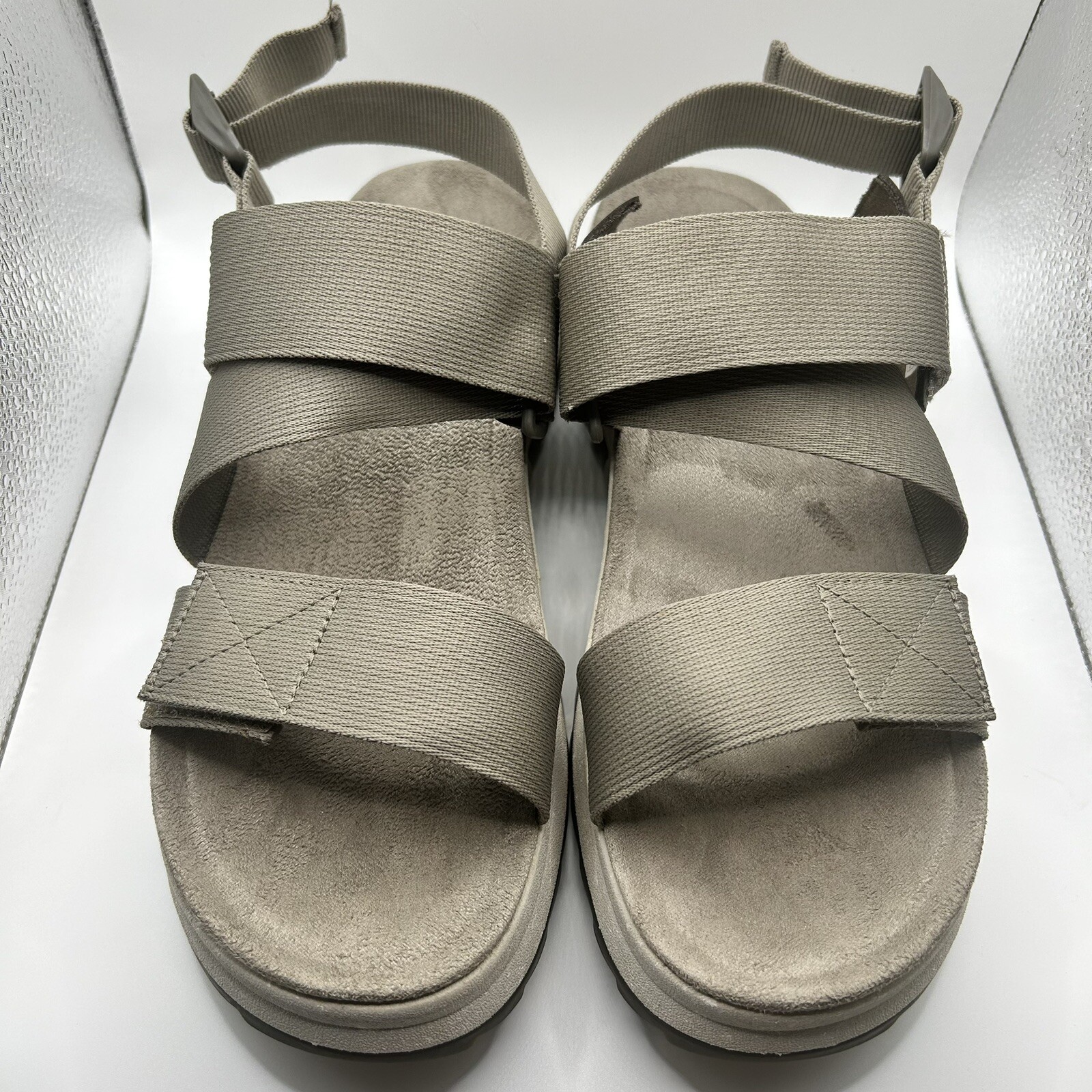 Merrell sandali donna Alpine Cush zeppa con cinturino posteriore Brindle taglia 10