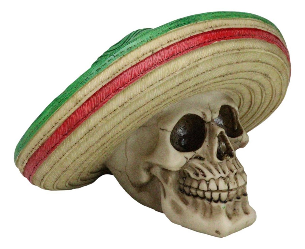 Day Of The Dead El Bandito Outlaw Skeleton Skull With Mexican 