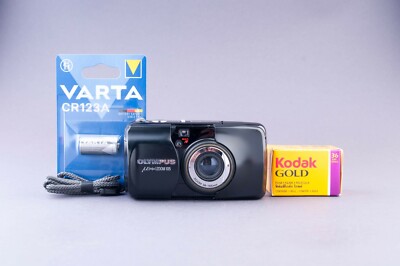 【極美品✨完動品】OLYMPUS μ ｍju ZOOM 105 ブラック Olympus Mju Zoom 105 DLX 35mm Point&Shoot Film Camera | eBay