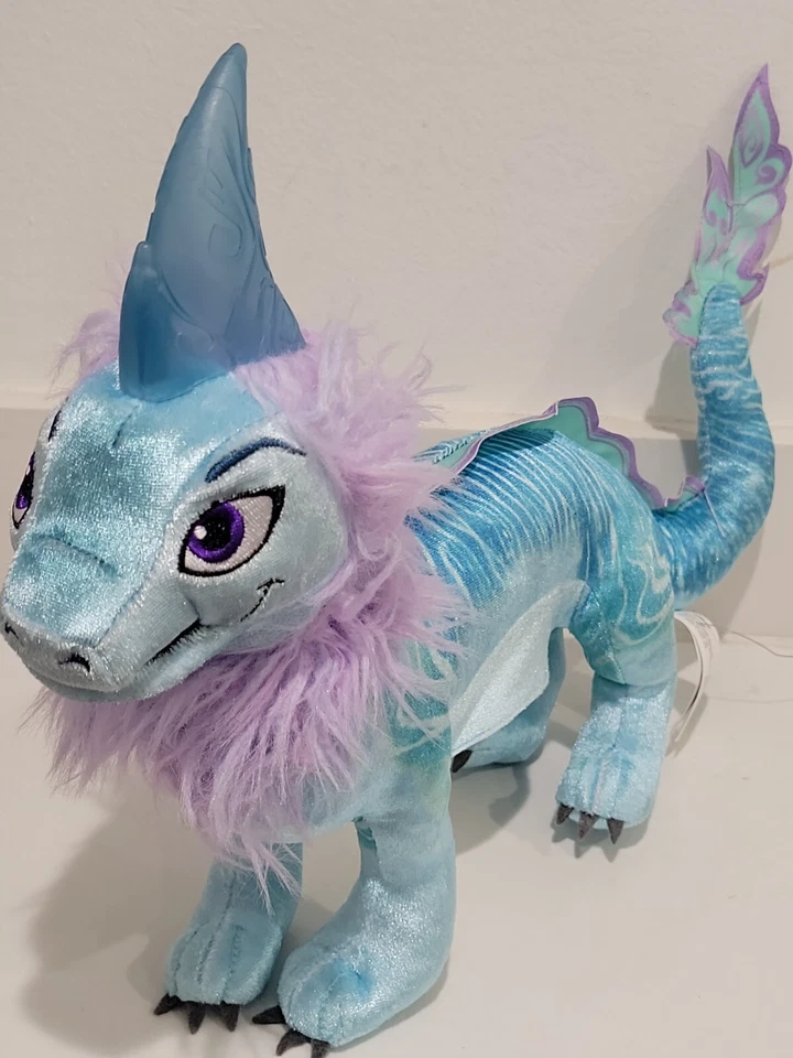 DISNEY Raya And The Last Dragon Movie SISU 14" TALKING Stuffed Blue Plush 2021 — 第 2/4 张图片