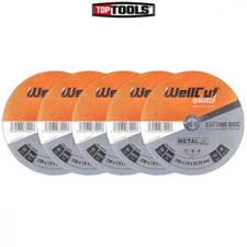 Wellcut 230mm 9 Inch Cutting Disc 1.9mm Thickness For Angle Grinder Pack of 5