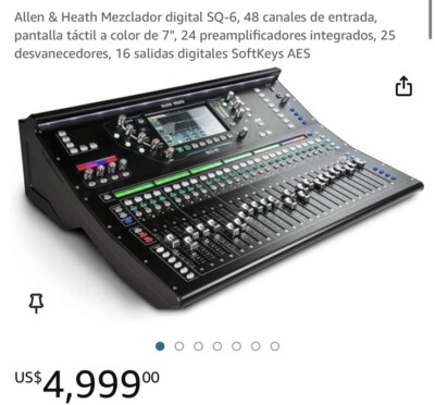 allen heath sq6 Digital Mixer ( box included)