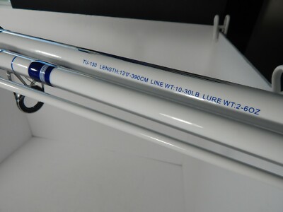 13' OKUMA TUNDRA (tu-130) Surf Rod 3pcs White & Blue Med. lure 2-6oz. line 30lb. | eBay 13' OKUMA TUNDRA (tu-130) Surf Rod 3pcs White & Blue Med. lure 2-6oz. line 30lb. | eBay