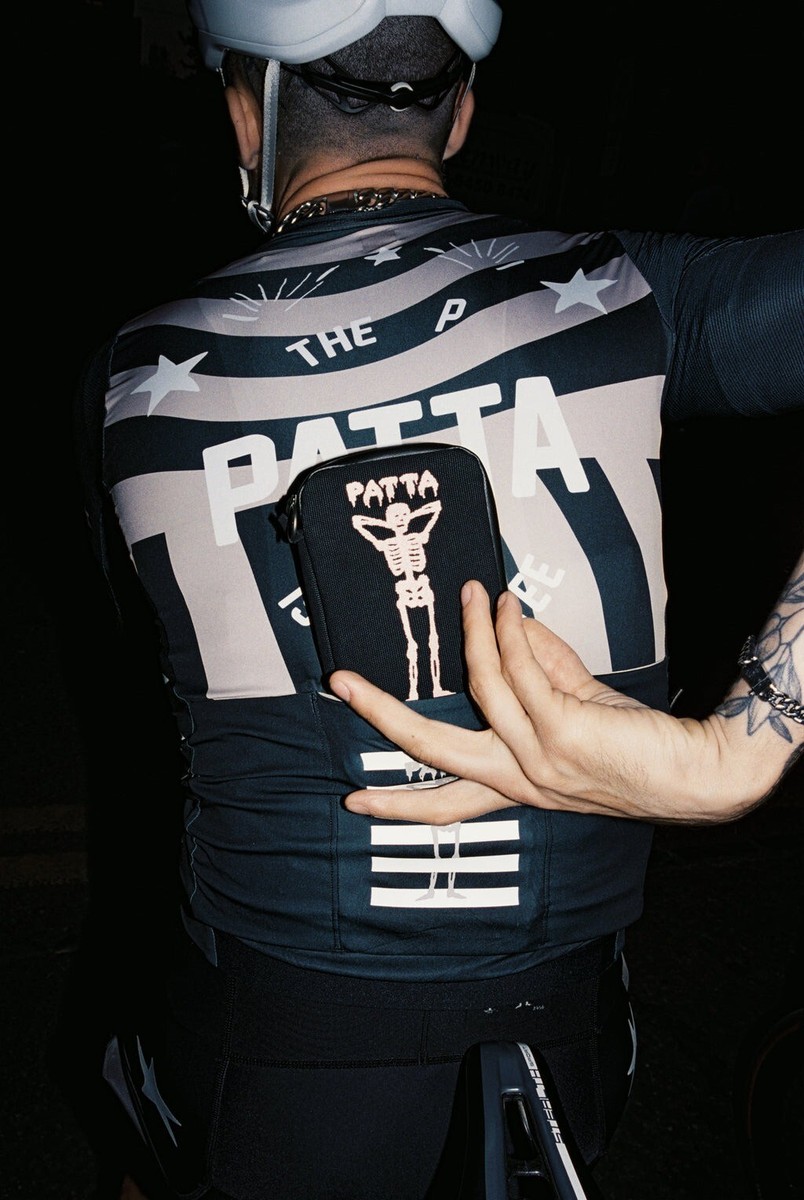 ウェア Rapha+Patta Men's ProTeam TrainingJersey Patta x Rapha Men's Pro Team Training Jersey (Black/Stone