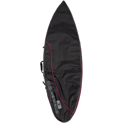 Ocean & Earth O&E Aircon Shortboard Cover 6'8'' Black/Red - Surfboard Bag Cover