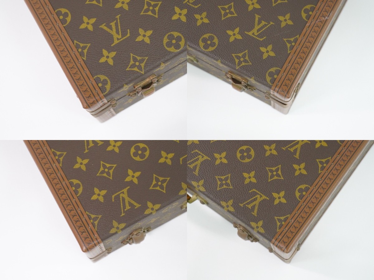 Louis Vuitton Monogram President 45 M53012 Trunk PVC Leather Brown