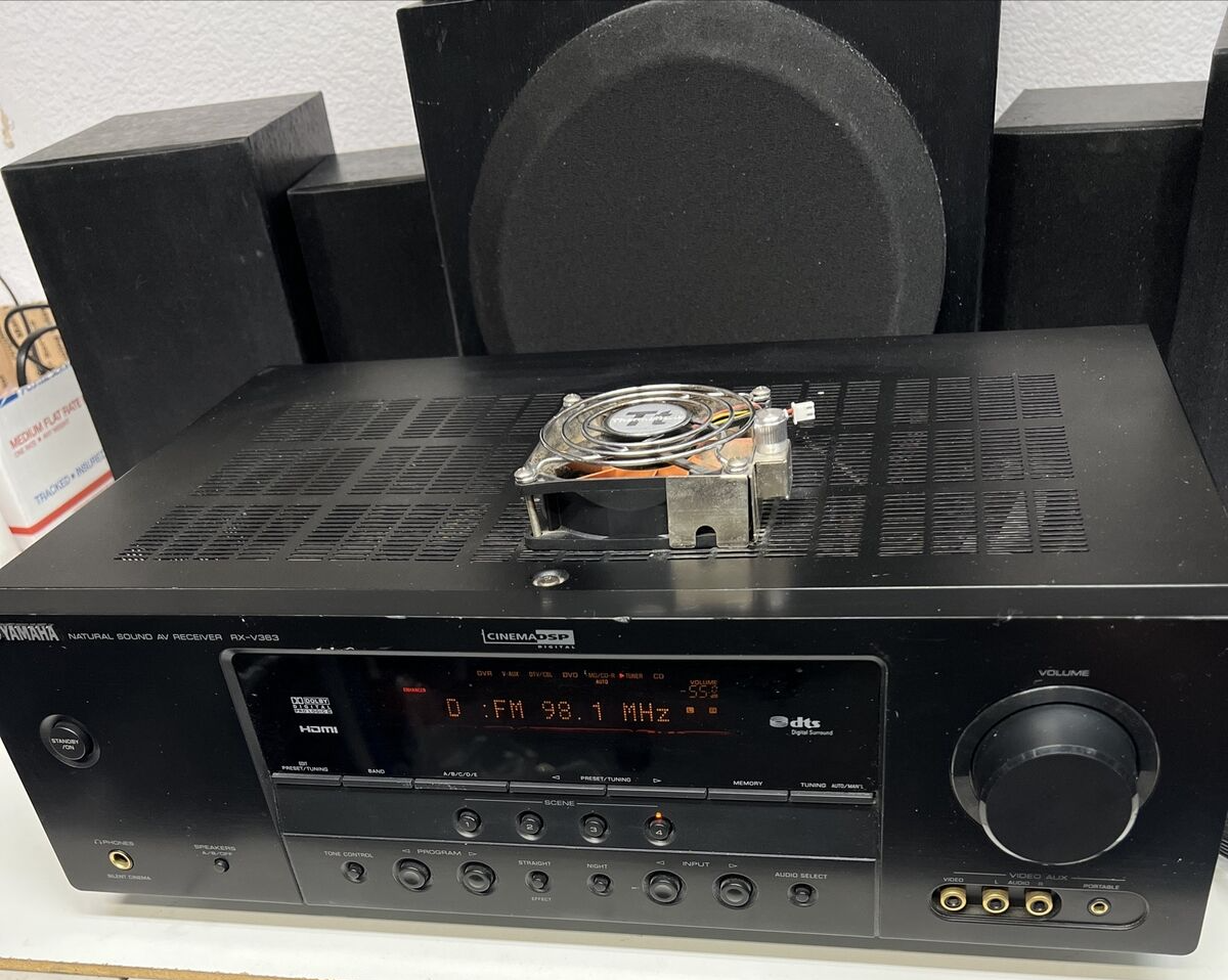 Yamaha RX-V363 Receiver + YAMAHA YST-SW012 Subwoofer 6PC | eBay