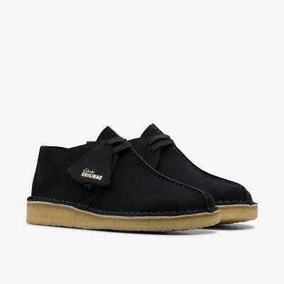 Clarks Women's Desert Trek Black Suede 26178463 | eBay
