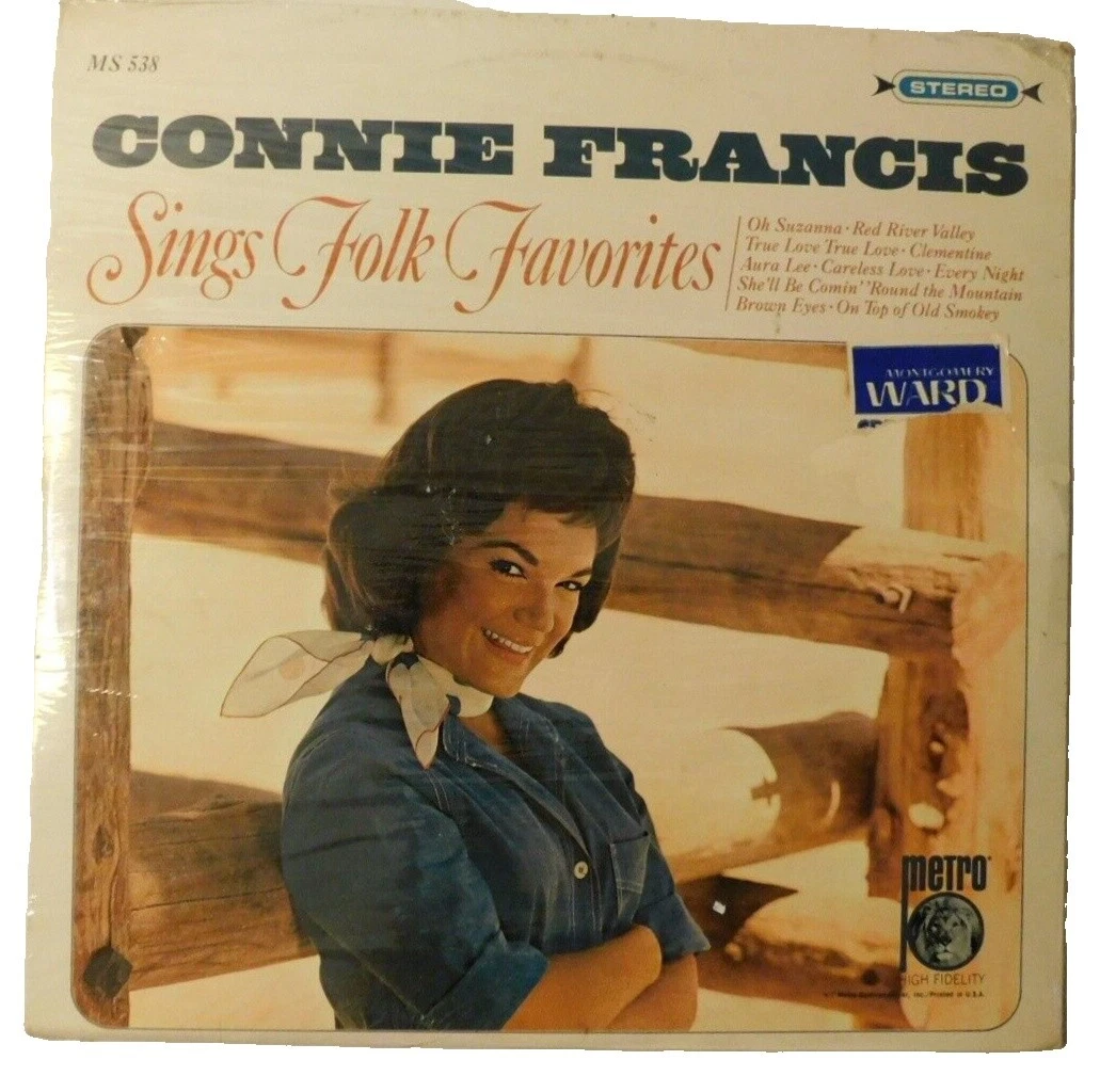 Connie Francis discos de vinilo de 33 RPM Folk