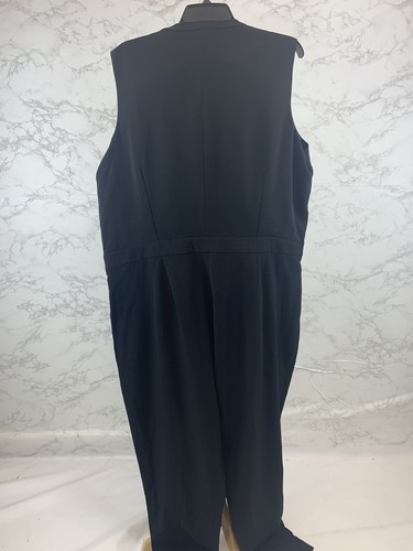 Mynt 1792 Women's Black Sleeveless Jumpsuit Size 22W - Picture 4 of 4