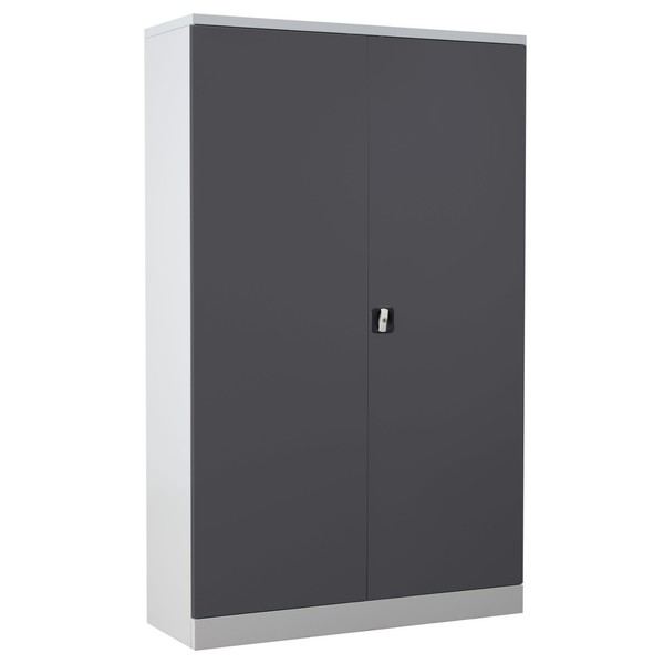 Aktenschrank BüRoschrank Stahlschrank Metallschrank Werkstattschrank Anthrazit-image