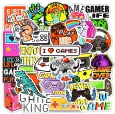 10 PCS Gaming Gamers Video Games Stickers BRAND NEW