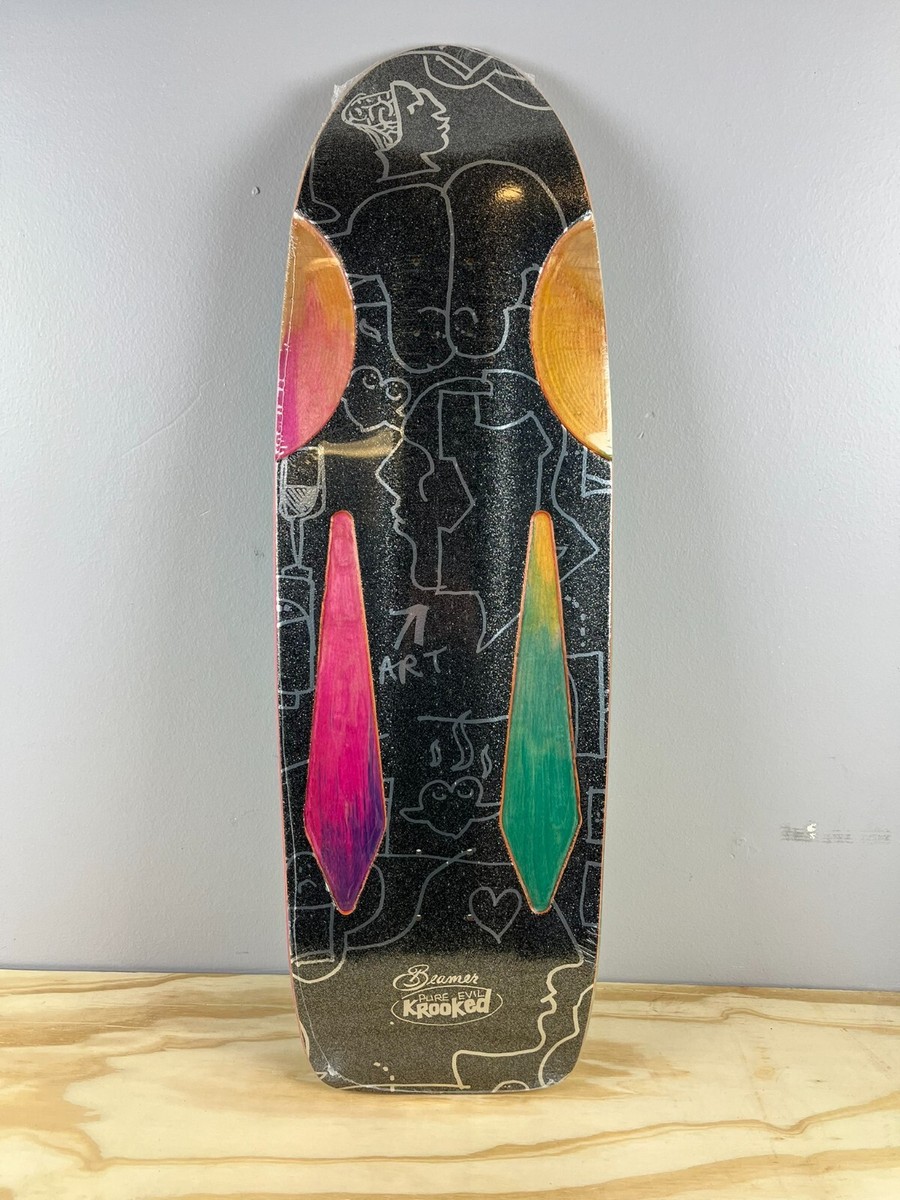 Krooked Pure Evil Beamer Skate Shop Day 2023 Shaped Gonz Rare  