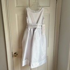 Dress Girl Sz 10 Formal Communion White NWT New
