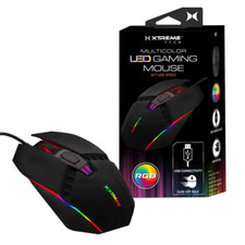 Multicolor LED Gaming Mouse, 4 Selective DPI Modes, LED Fade Lighting Effect, Fa