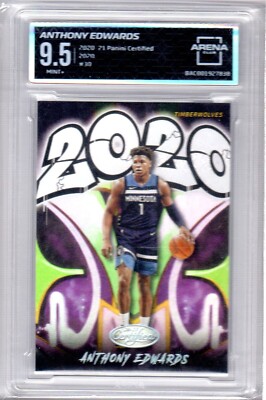Anthony Edwards 2020-21 Panini Certified 2020 Graffiti Arena Club 