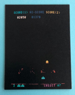 Invader Game card Taito Corporation Very Rare Japanese No.36 41240