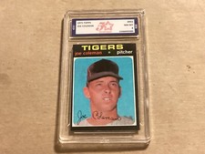 1971 Topps Baseball Card #403 Joe Coleman - Tigers - Graded 5 Star 8 NM-MT
