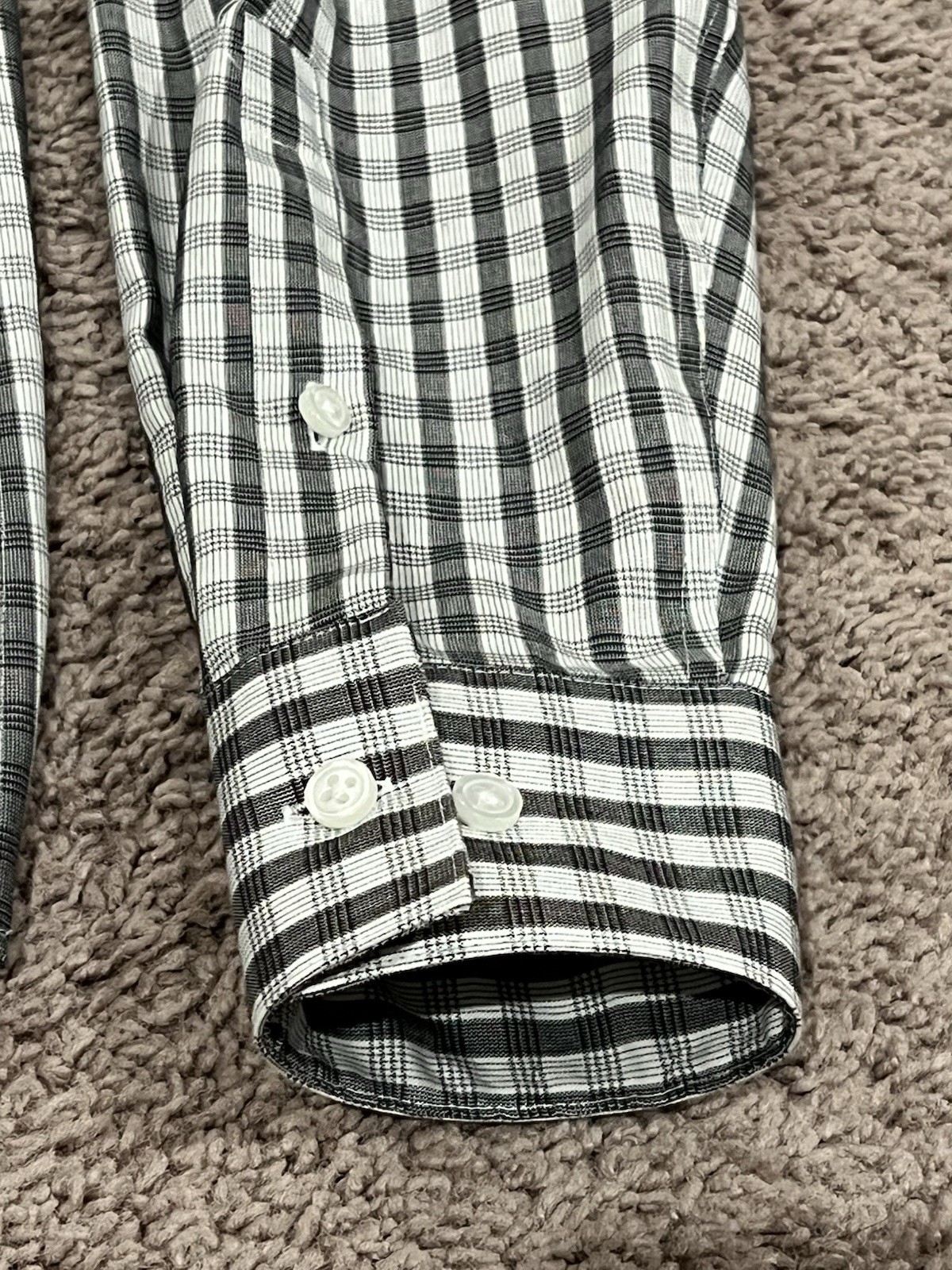 Calvin Klein Mens Infinite Non Iron Slim Fit Stretch Dress Shirt 14.5 32-33 thumbnail 3