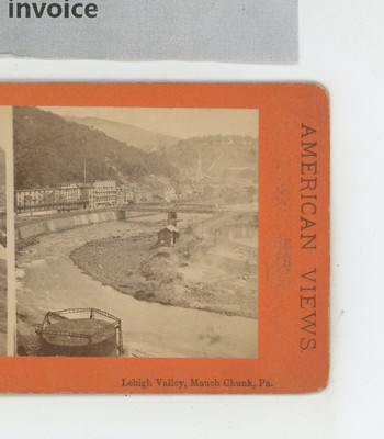 Lehigh Valley Mauch Chunk PA Pennsylvania Stereoview c1880