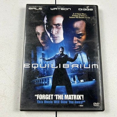 Equilibrium DVD 2002 Christian Bale Emily Watson Sci-Fi Action