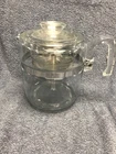 Vintage 7759 B Pyrex 9 Cup Glass Percolator Coffee Pot Flame Ware Complete Set