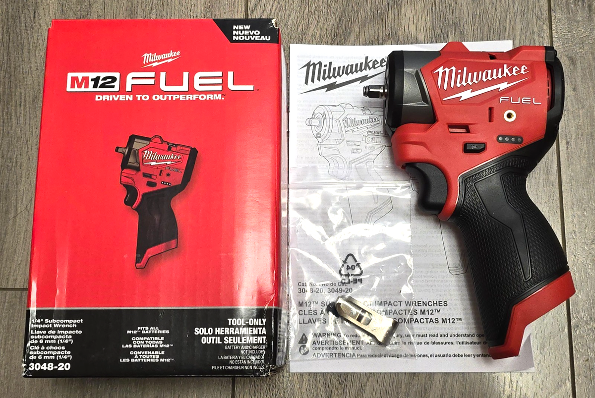 mini bare New Milwaukee M12 FUEL 1/4