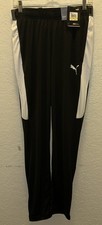 PUMA Men's Dry Cell Lightweight Pants Size M Black/White