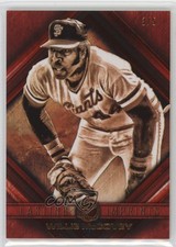 2016 Topps Legacies of Baseball Lasting Imprints Red 3/5 Willie McCovey HOF 0b0