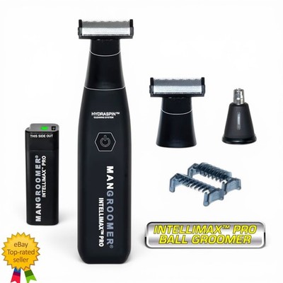 MANGROOMER IntelliMax Pro Body Ball Groomer Groin Trimmer Cordless MAX777-12 New