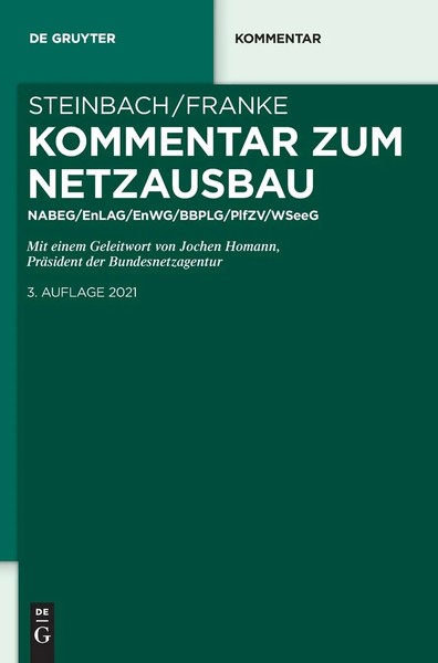 Armin Steinbach (U. A.) | Kommentar Zum Netzausbau | Buch | Deutsch (2021)-image