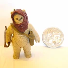 Star Wars Vintage Warok Ewok  w/ Hood, Bow, Quiver, Coin, 1985, ROTJ, Last 17