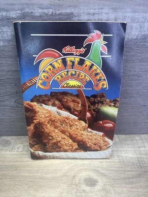 Kellog's Classic Corn Flakes Recipe Cook Booklet VTG 1985 Retro America