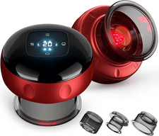 2 Pack Smart Cupping Therapy Massager, 7 in 1 Red Light Cupping Therapy Set with