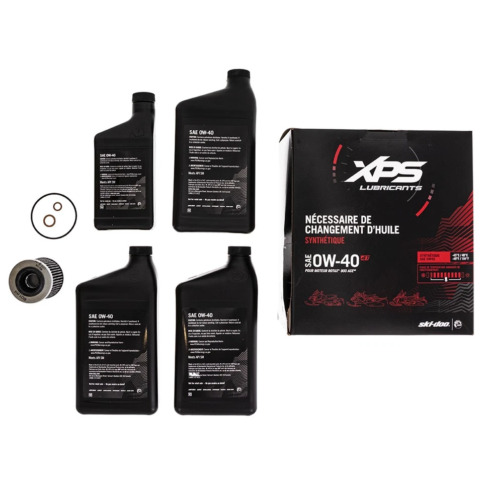 Kit de cambio de aceite Ski-Doo 779254 BRP 4T 0W-40SAE completo sintético XPS Rotax 900 ACE Foto 2 de 2