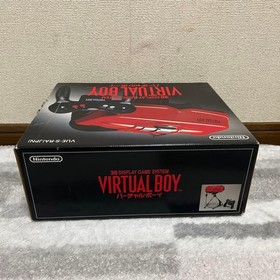 VIRTUAL BOY Nintendo 3D Display Game System Console Cartridge 3p set Japan w/BOX
