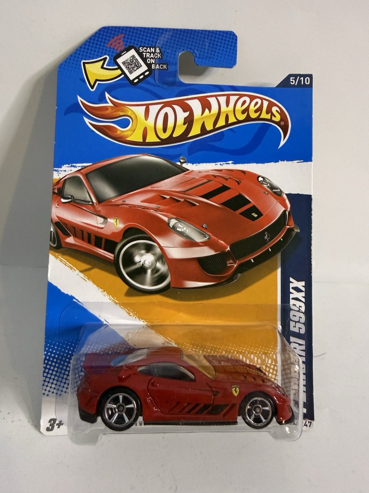 Hot Wheels 2012 Hw All Stars Ferrari 599Xx Red W/ Protector